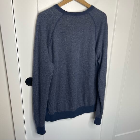 Vince Birdseye Blue Wool Cashmere Blend Crewneck Soft Sweater Size XXL - Picture 6 of 6